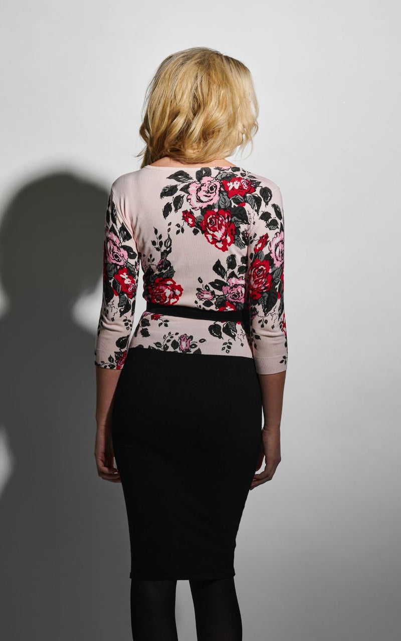 The La Pin Up Cropped Sweater