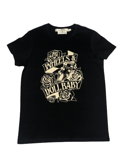 The Womens Cream Print Vintage Logo T-Shirt
