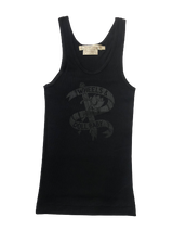 The Original Logo Black on Black Singlet