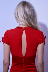 The Opium Dress in Red