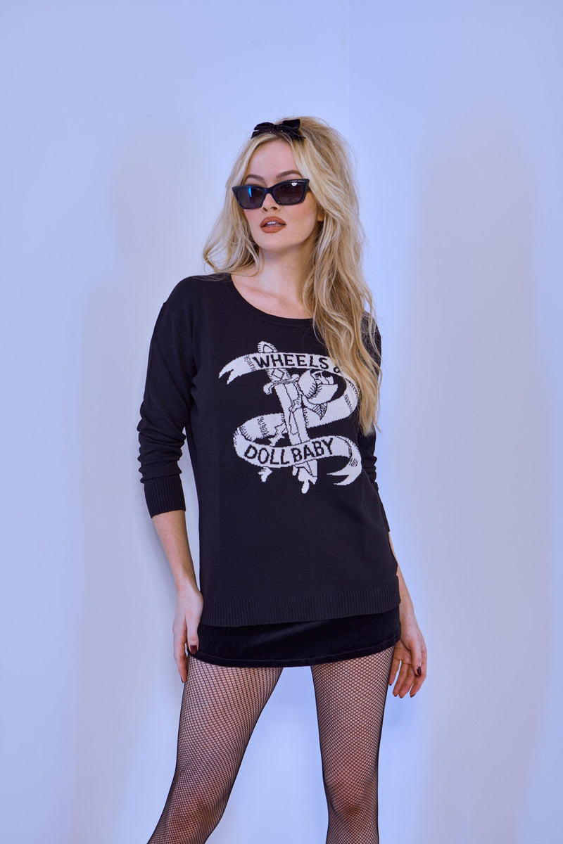 The Oversized Logo Sweater