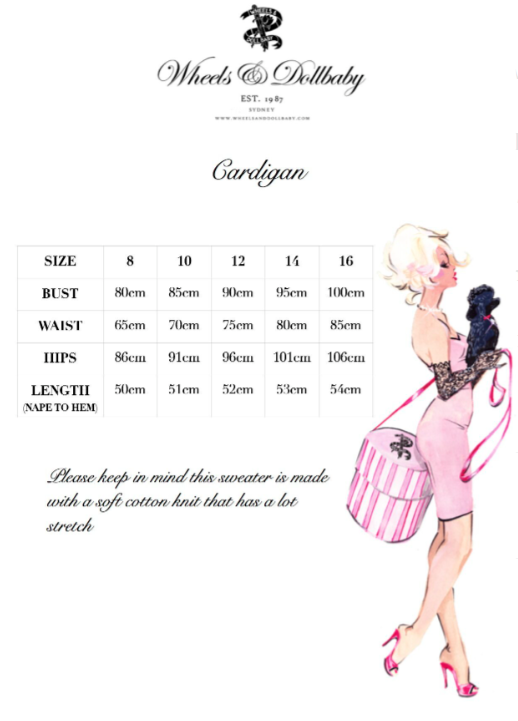The Marie Antoinette Pink Cardigan